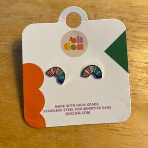 Bundle 3 for $12.  Mini Rainbow Stud Earrings.